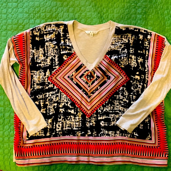 Cabi Silk and Rayon Tee - Picture 2 of 5